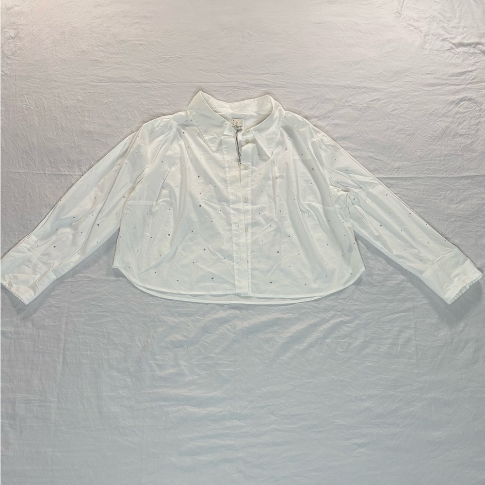 A.NEW DAY White Button-Up Shirtz